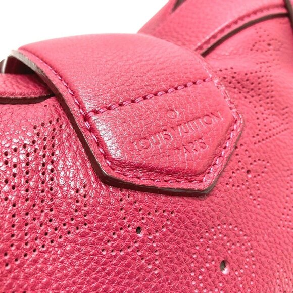 LOUIS VUITTON M93817 MonogramMahina Thiells PM Hand Bag Red - Picture 5 of 13